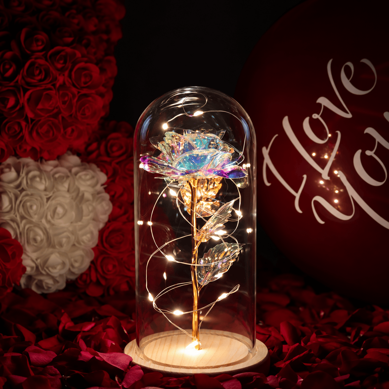 Enchanted Sparkly Rose